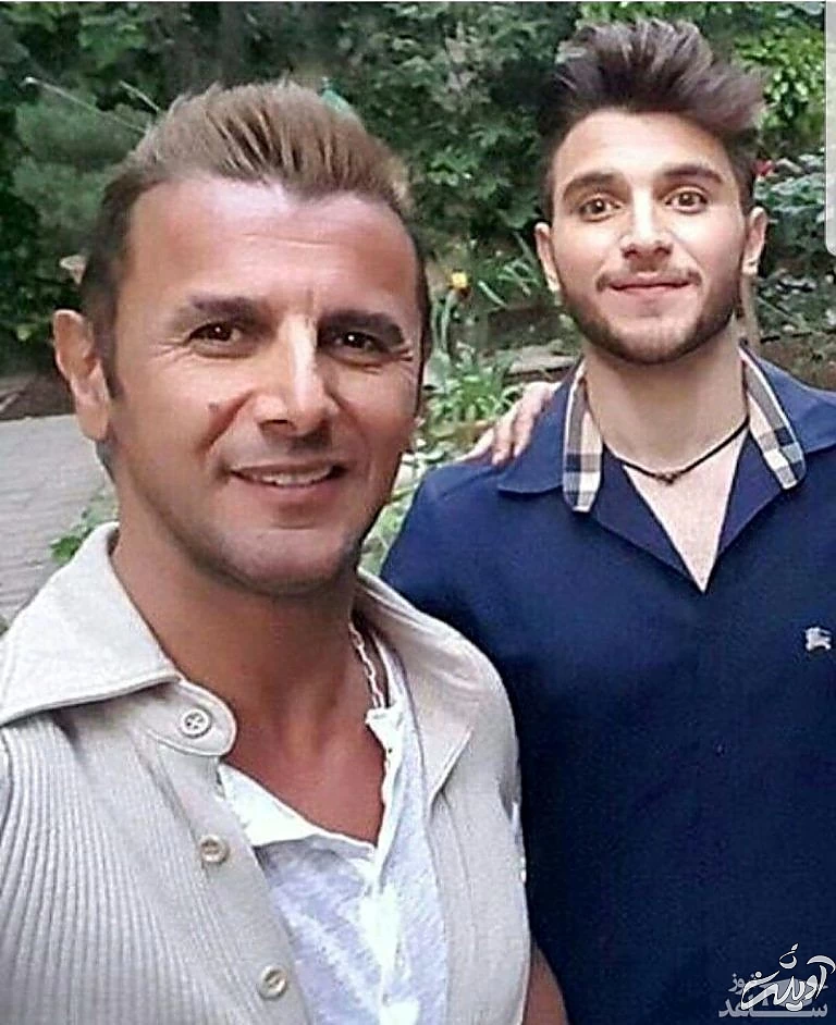 دارا حیایی و پدرش 